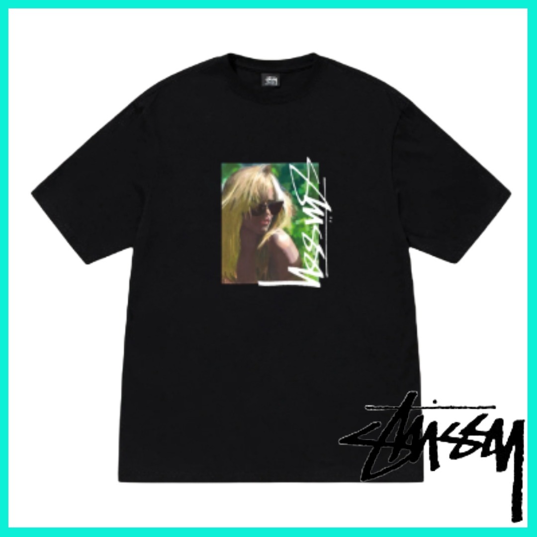 早期完売★Stussy★LAURA TEE (BLACK/追跡O)