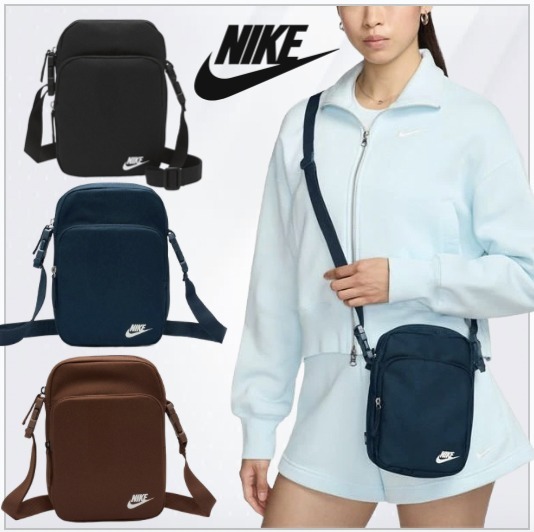 【Nike】ヘリテージ クロスボディバッグ、カジュアル