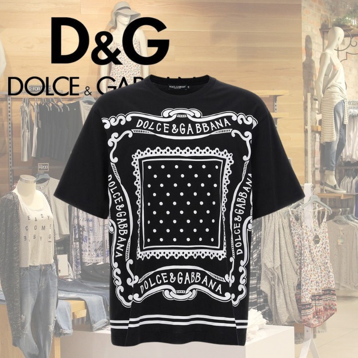 Dolce & Gabbana バンダナ プリント Tシャツ 関税込 G8PN9TG7N8O