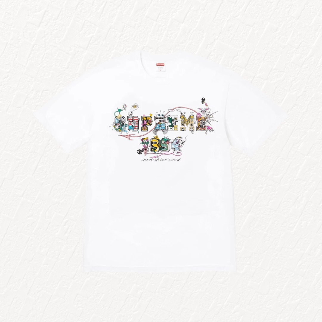 Tシャツ・カットソー Supreme Varsity T-Shirt White