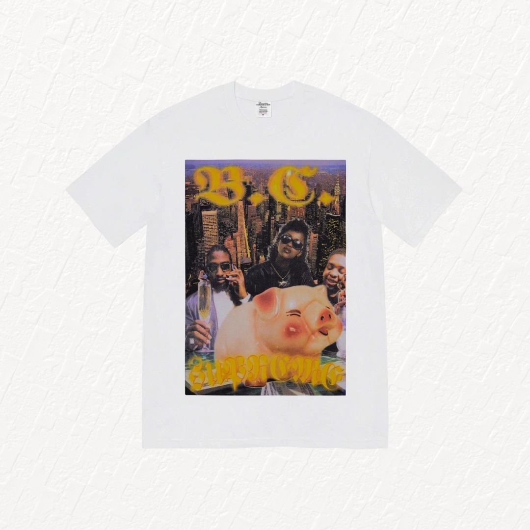 Tシャツ・カットソー Supreme x Bernadette Corporation Money T-Shirt White