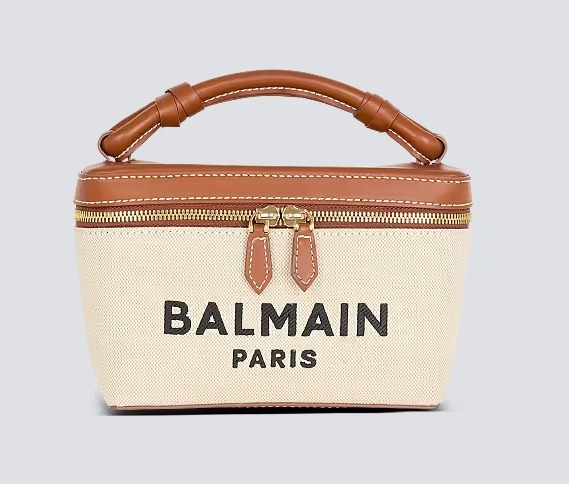 Balmain(バルマン) B-Army キャンバス＆レザー バニティーケース