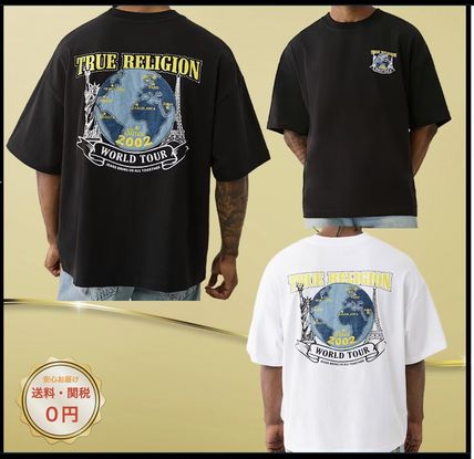True Religion★半袖 クルーネック ロゴ トップス Tシャツ★黒★ TRUE RELIGION 黒ロゴTシャツ メンズ2XL USA製 - メルカリ