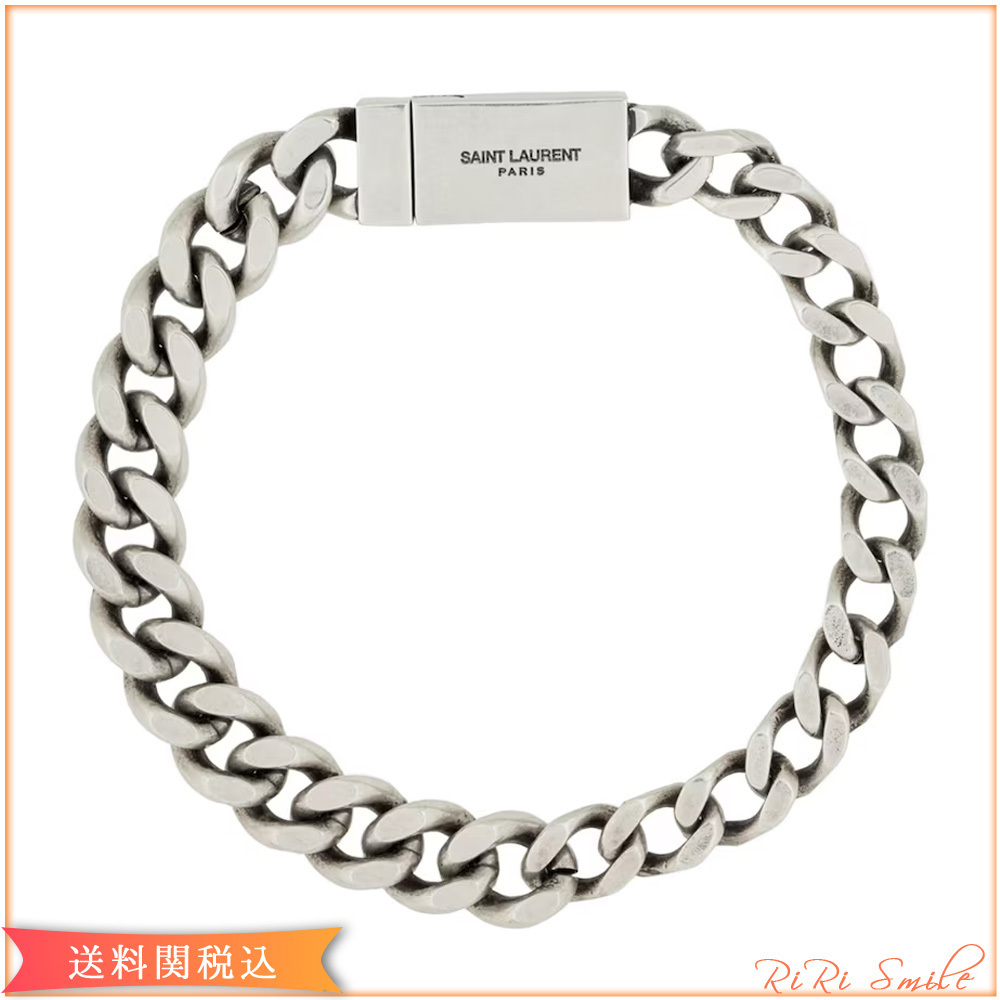 Saint Laurent Curb カーブ チェーン ブレスレット ユニセックス