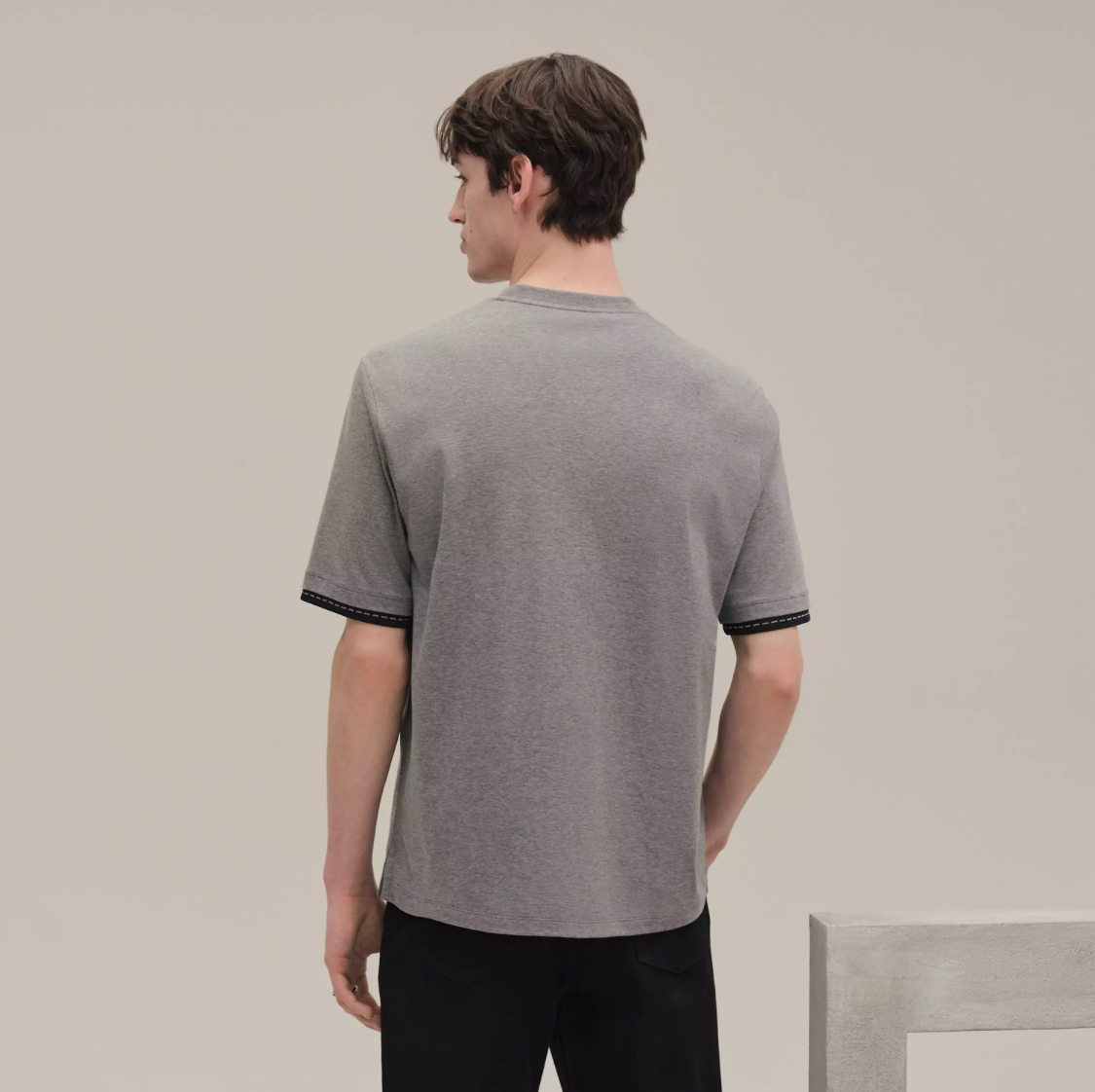 【25AW新色！】HERMES Tシャツ《サドルステッチ》コットン