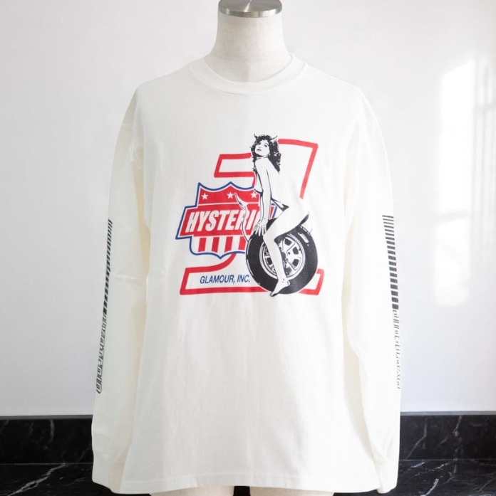希少 HYSTERIC GLAMOUR ホワイト HG.INC. Tシャツ