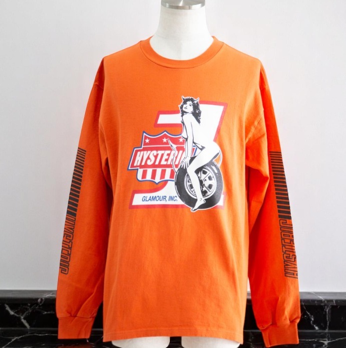 希少 HYSTERIC GLAMOUR オレンジ HG.INC. Tシャツ