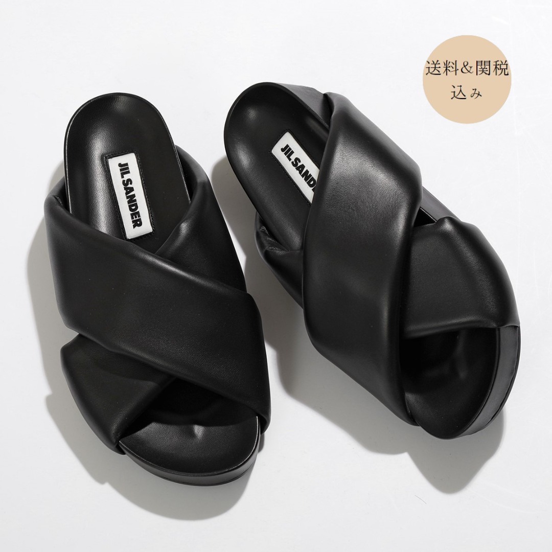 Jil Sander サンダル ブラック
