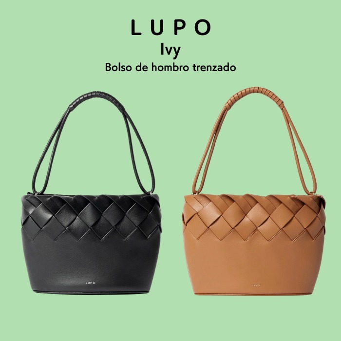【関送込】LUPO Ivy Bolso de hombro trenzado 編み込みバッグ