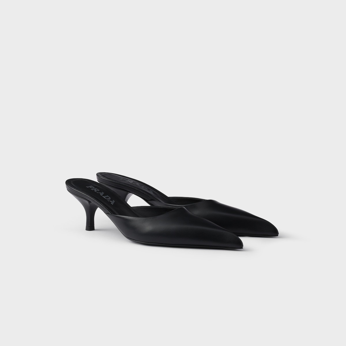 PRADA レザー ミュール Leather mules ★関税込