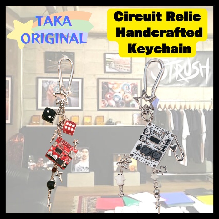 『TAKA ORIGINAL』Circuit Relic Handcrafted Keychain