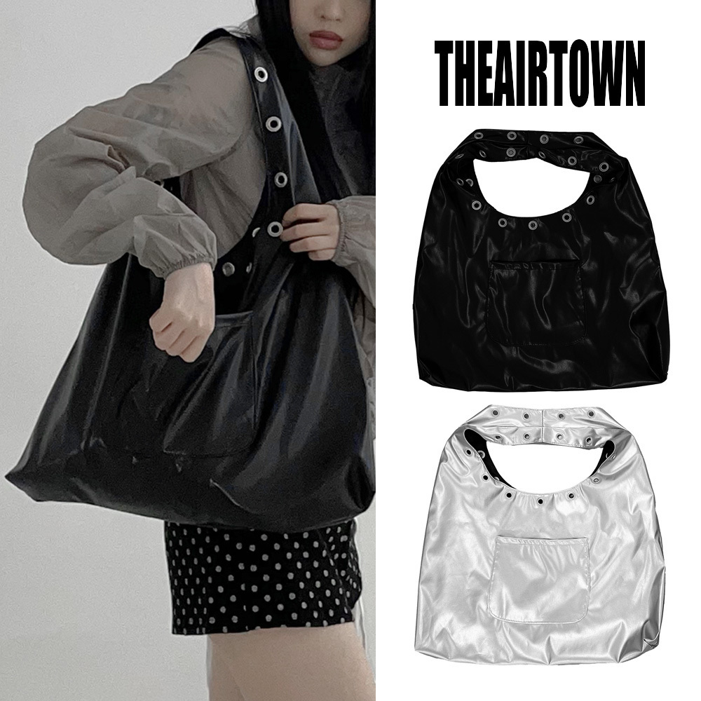 【THEAIRTOWN】SOCIETY EYELET BAG 2カラー ショルダーバッグ