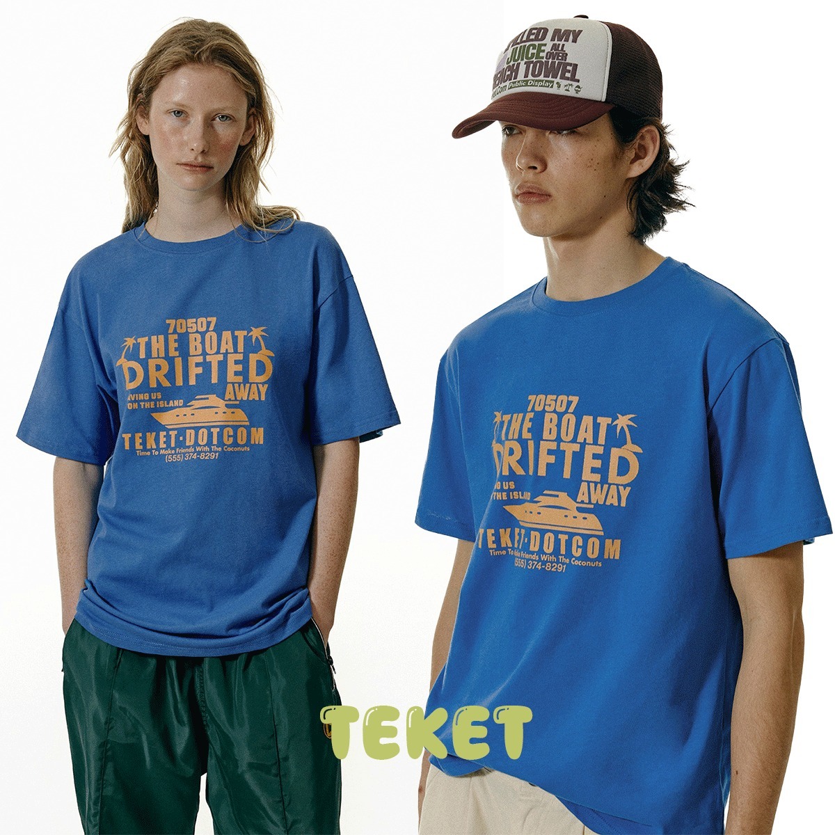 [teket] / ☆ 25SS Away Tee / Blue