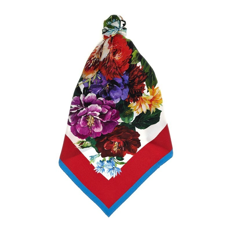 スカーフ Dolce & Gabbana FW25 Floral print scarf (FN090RGDC7C HS5PC)