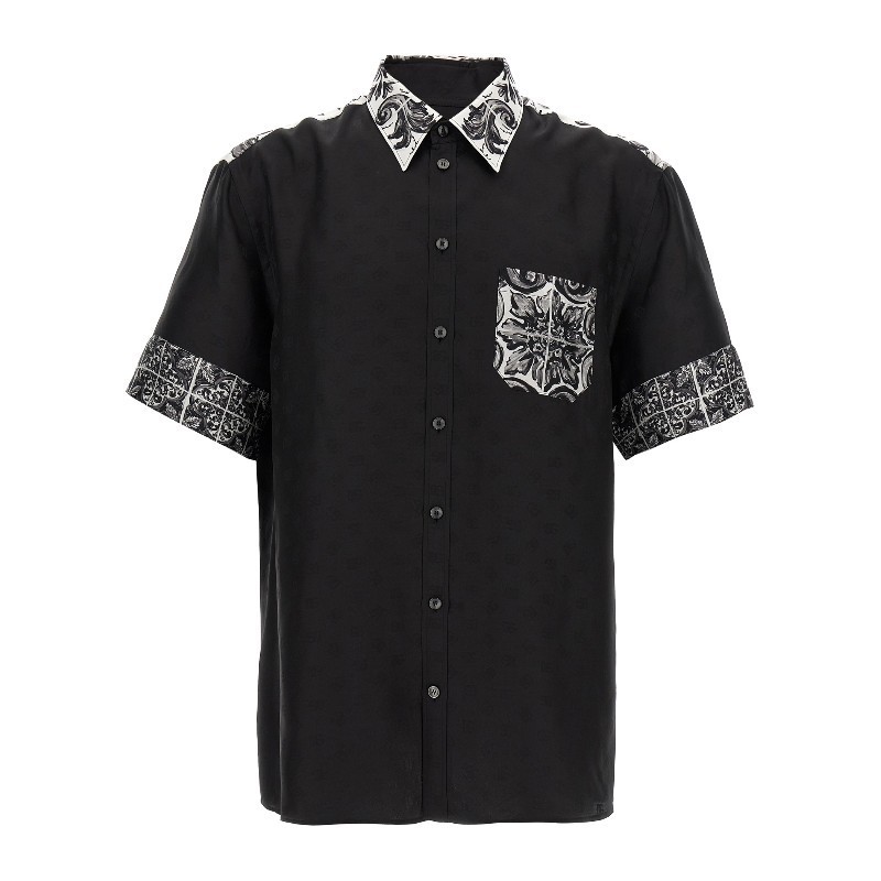 Tシャツ・カットソー Dolce & Gabbana 'Hawaii' silk shirt (G5LY2TGJ453 HH5DQ)