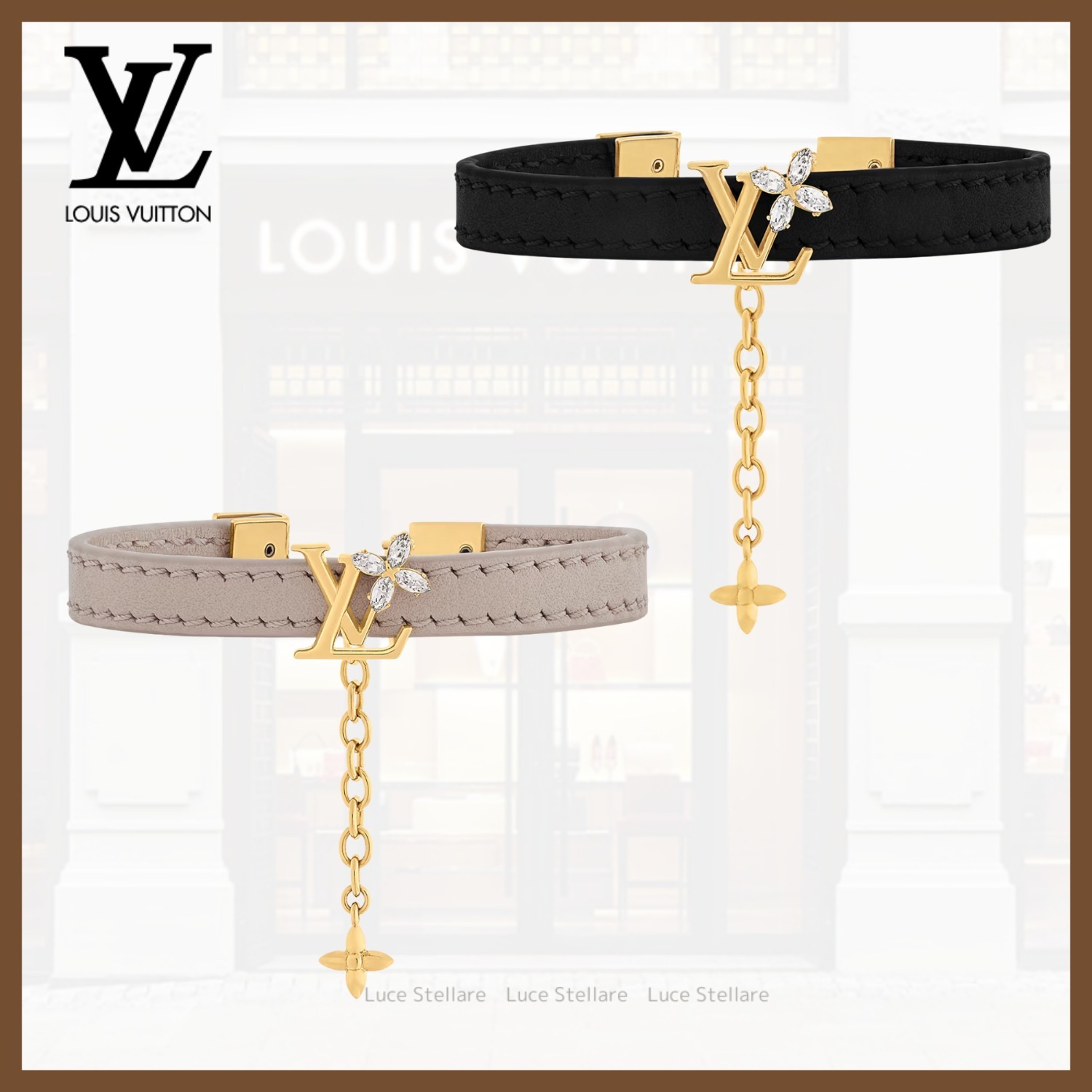 【ロゴが可愛い☆】Louis Vuitton ブレスレット