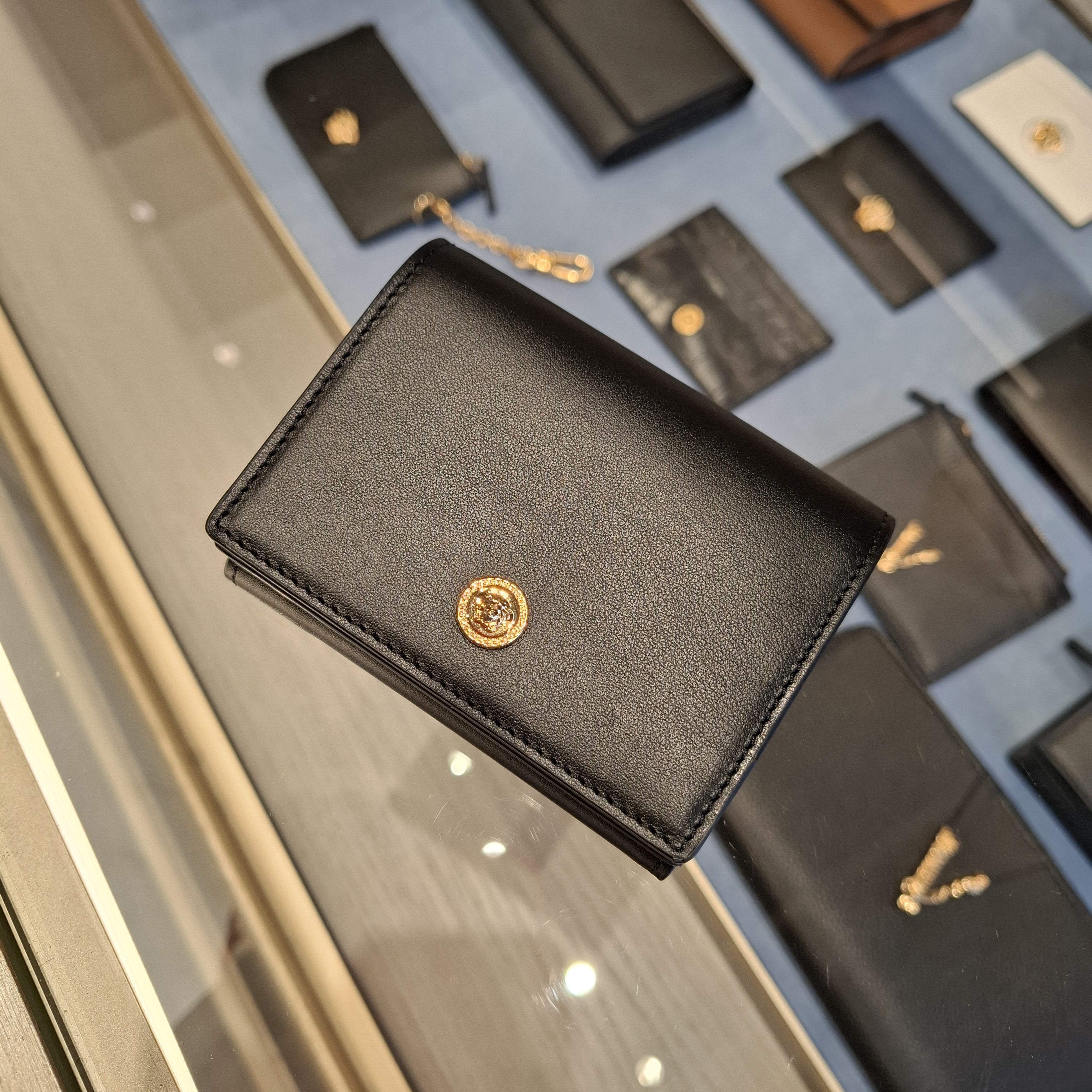EXPRESS便可◎VERSACE 折りたたみ財布 メドゥーサ