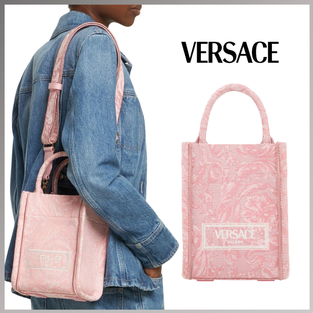 【VERSACE】バロッコ ジャガード ミニ トートバッグ
