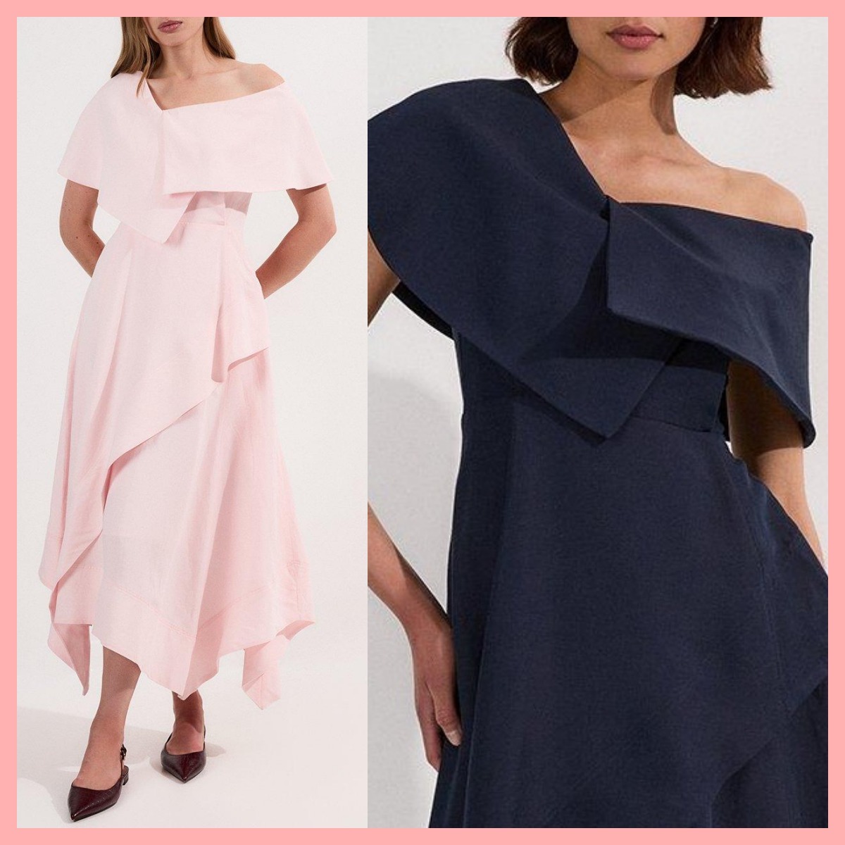 日本未入荷★Karen Millen アシンメトリーフレアワンピース