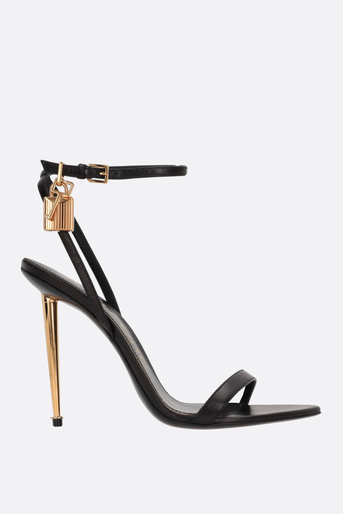 【関税&送料込】Tom Ford Padlock Pointy Sandals In Smooth Le