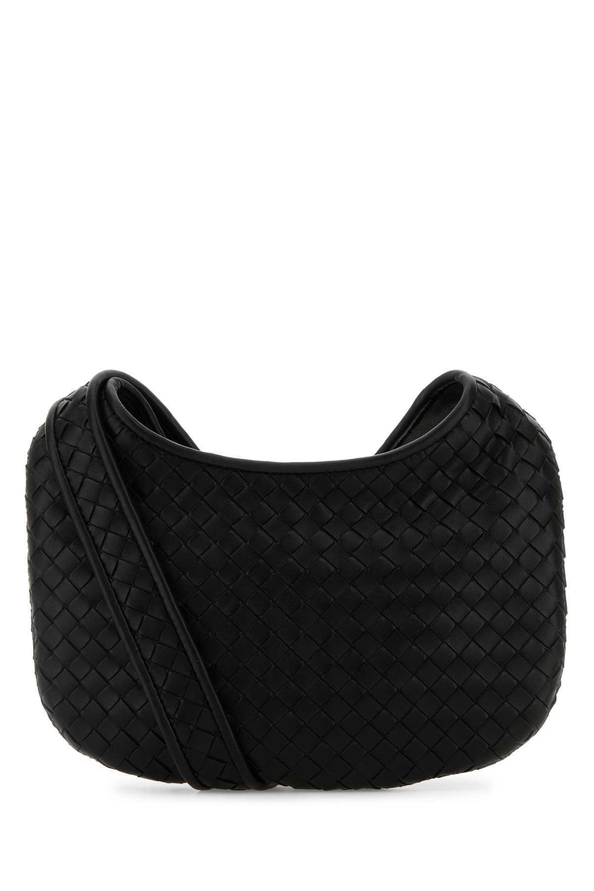 【関税&送料込】Bottega Veneta Black Leather Small Veneto Cr