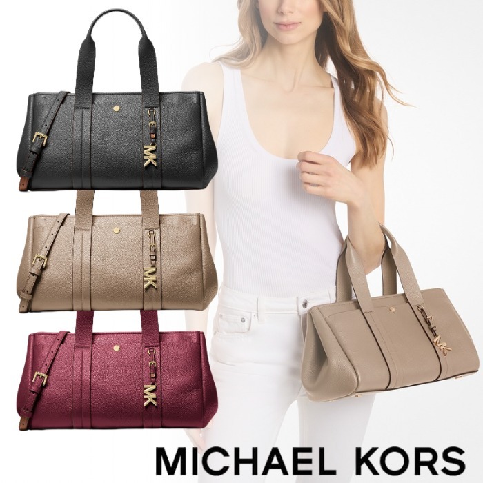 国内【MICHAEL MICHAEL KORS】ROMEE ぺブル レザー サッチェル