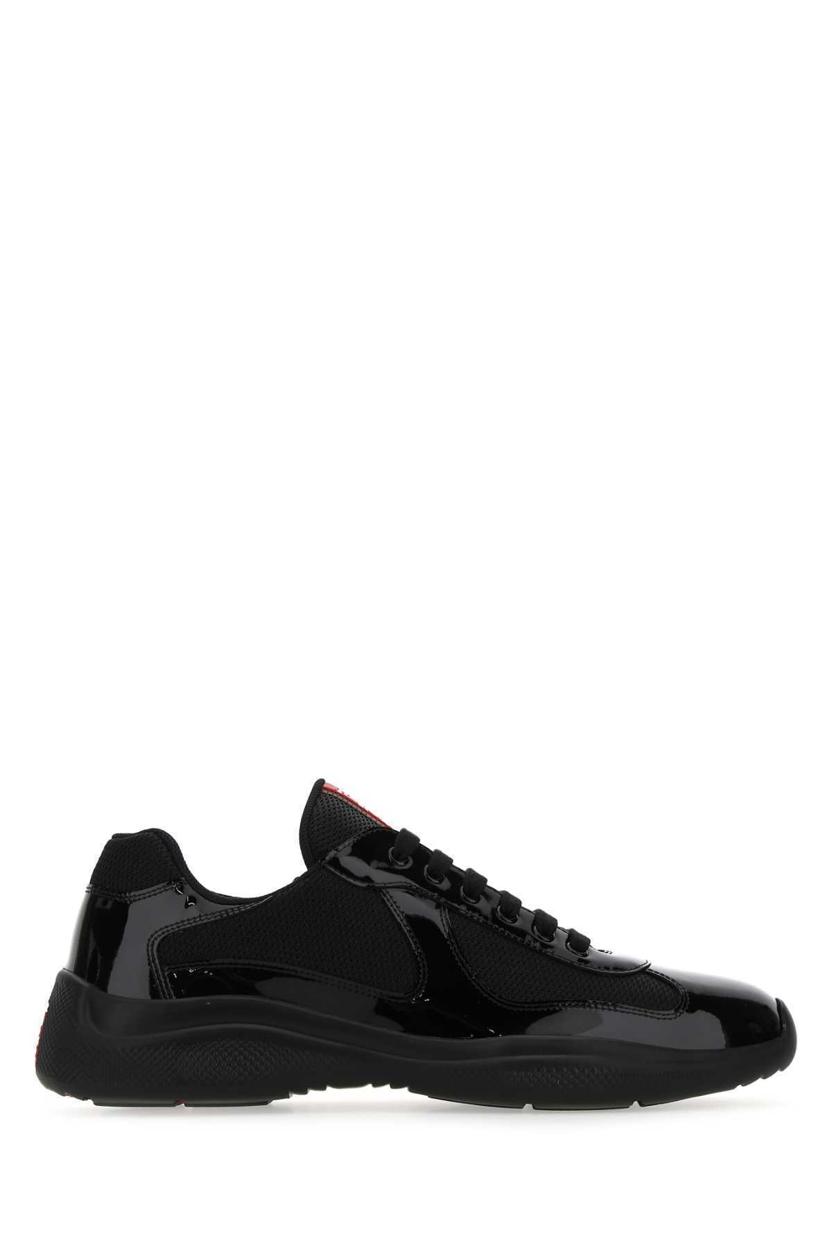 【関税&送料込】Prada Black Fabric And Leather America S Cup