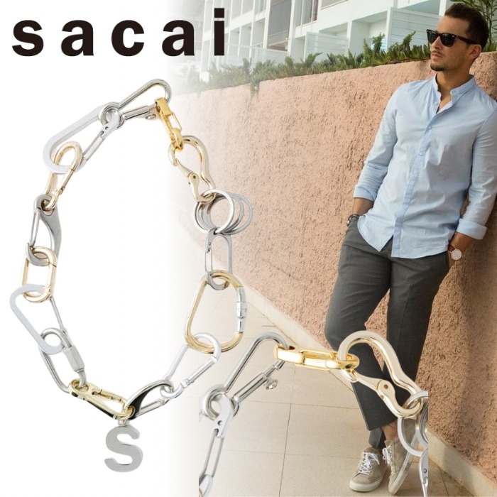 国内発送【SACAI】ロゴプレート付ネックレス