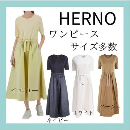 関税負担なし！Herno（ヘルノ) ドローストリング マキシドレス HERNO(ヘルノ) ワンピース(レディース) - 海外通販のBUYMA