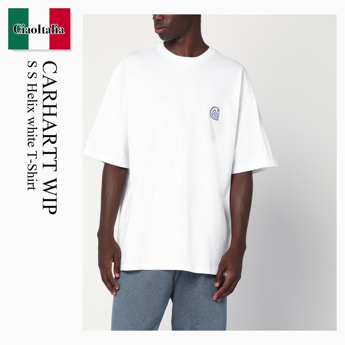 Tシャツ・カットソー Carhartt Wip S S Helix White T-Shirt