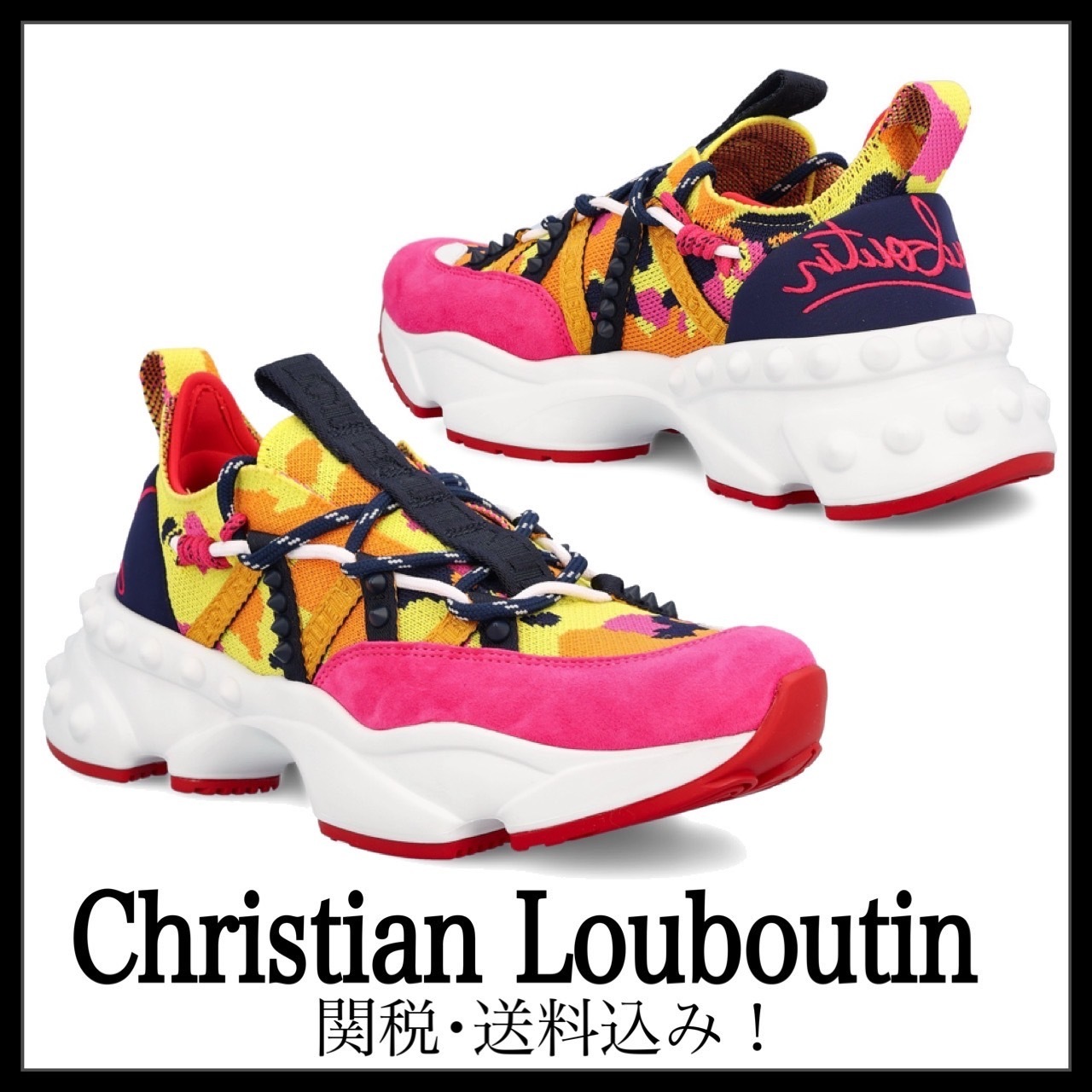 ＊Christian Louboutin＊ Trailnrun ファブリックスニーカー