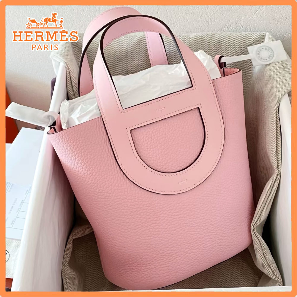 【希少☆桜色が可愛い☆お洒落】HERMES★インザループ 18 バッグ