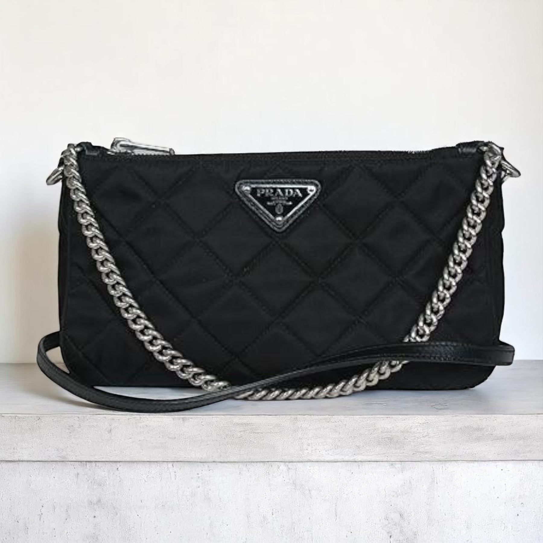 《PRADA》ポコノ 2WAYバッグ 中古 美品