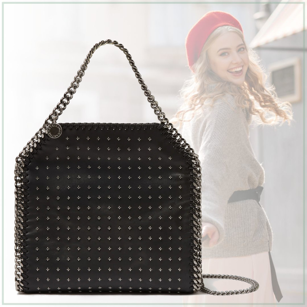 洗練【Stella McCartney】スタースタッズ ミニ トートバッグ