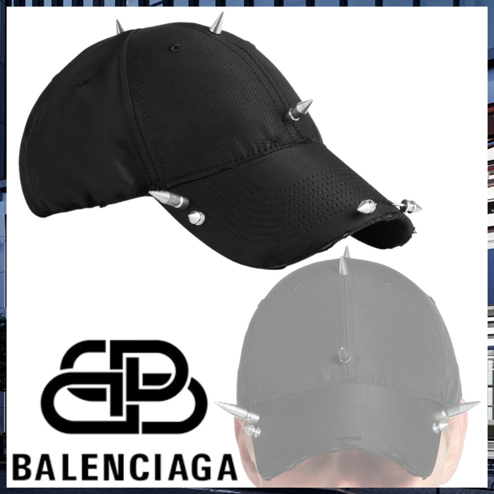【BALENCIAGA】パンチング加工 Spike キャップ