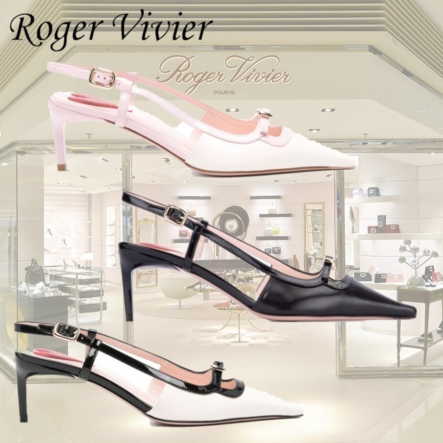 【Roger Vivier】VIV カナード スリングバック ポンプ