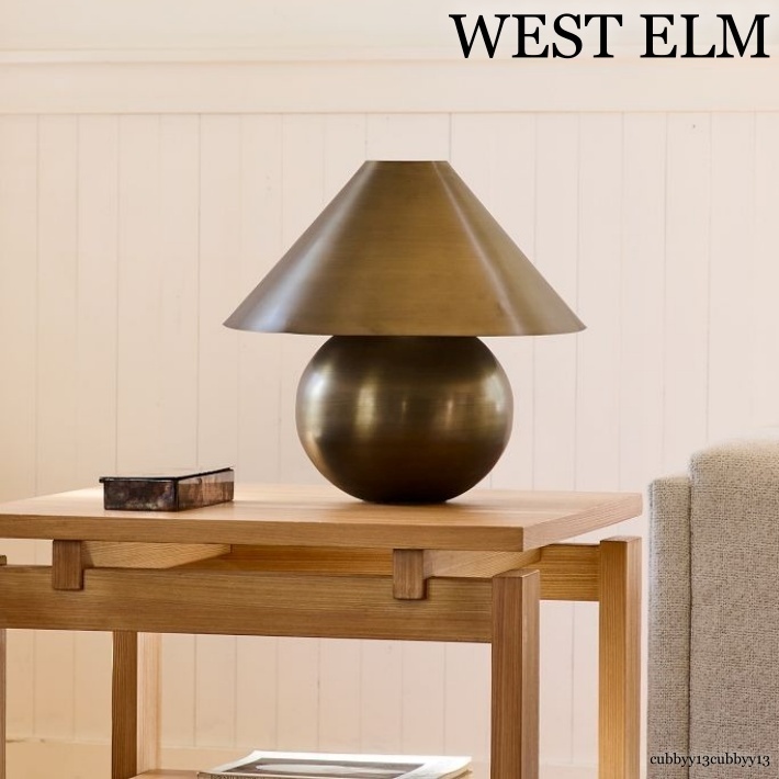 【おしゃれ】WEST ELM Wickham Table ランプ