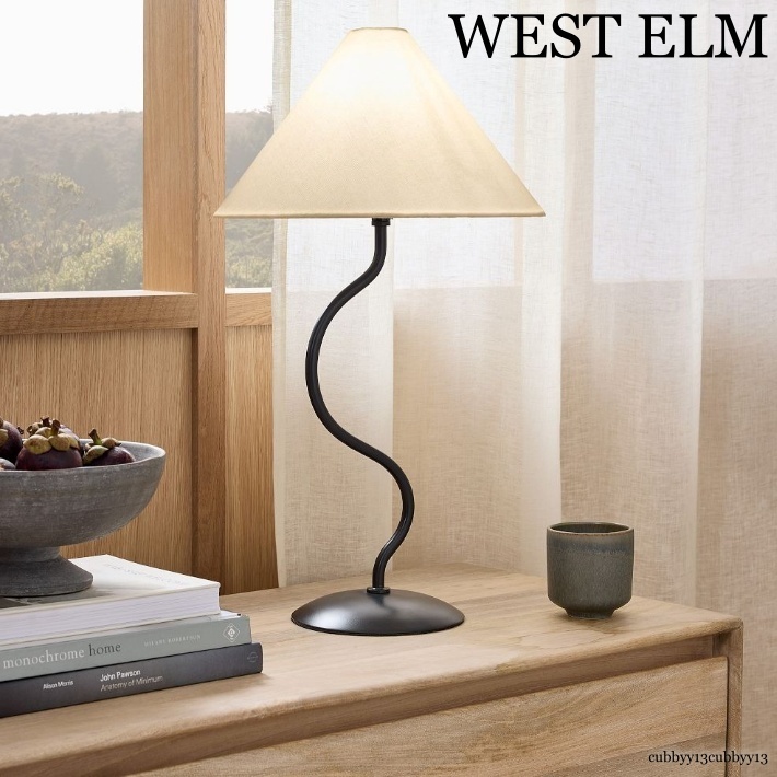 【おしゃれ】WEST ELM Zigzag Table ランプ