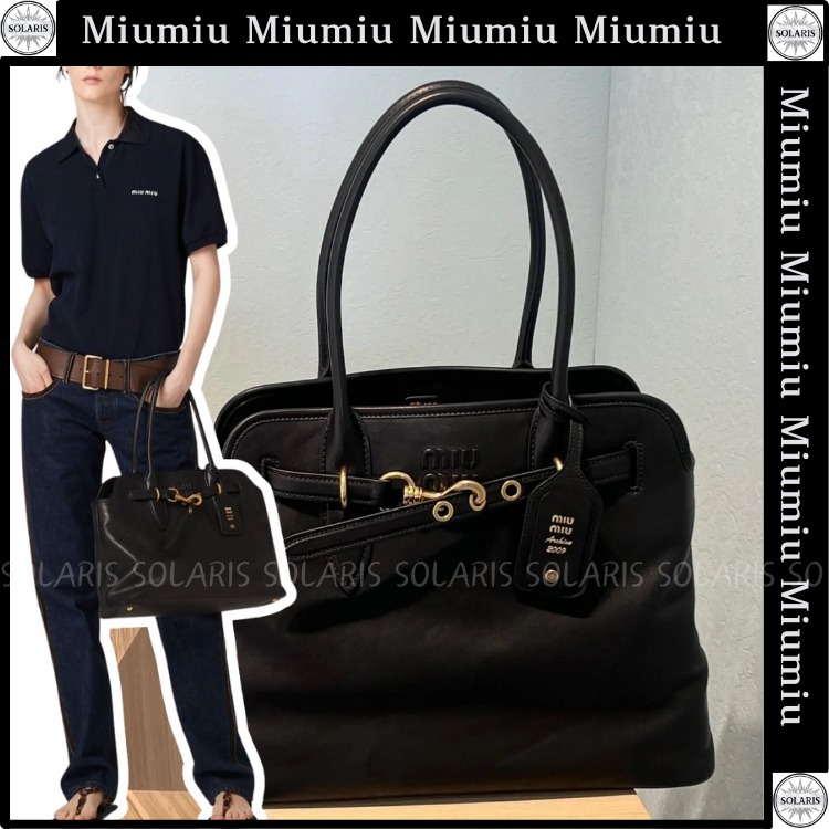 【新作】MIUMIU アバンチュール ナッパレザー バッグ ミディアム