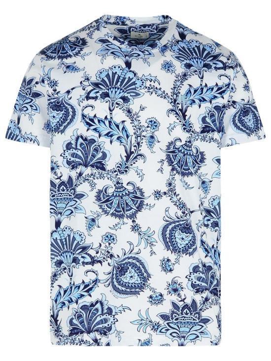 Tシャツ・カットソー ETRO Men Tops MRMA0002 AK576X0800 WHITE