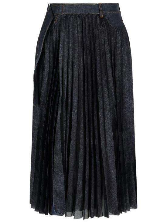 ミニスカート SACAI Women Mini Skirts 07718499 BLUE