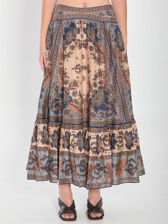 ミニスカート ZIMMERMANN Women Mini Skirts 9074929 3479SSS253 BLCMINFLO Be