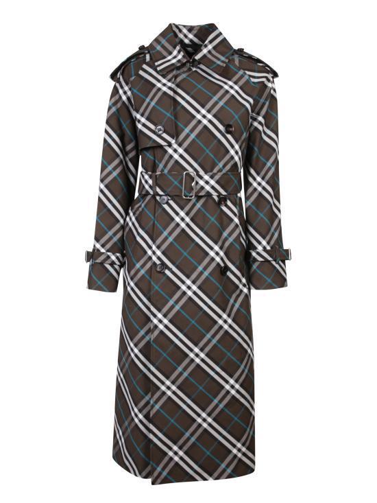 コート BURBERRY Women Trench Coats 8095300 C1213 Black