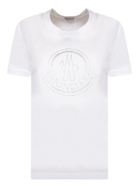 Tシャツ・カットソー MONCLER Women Tops 8C00017 829FB 033 White