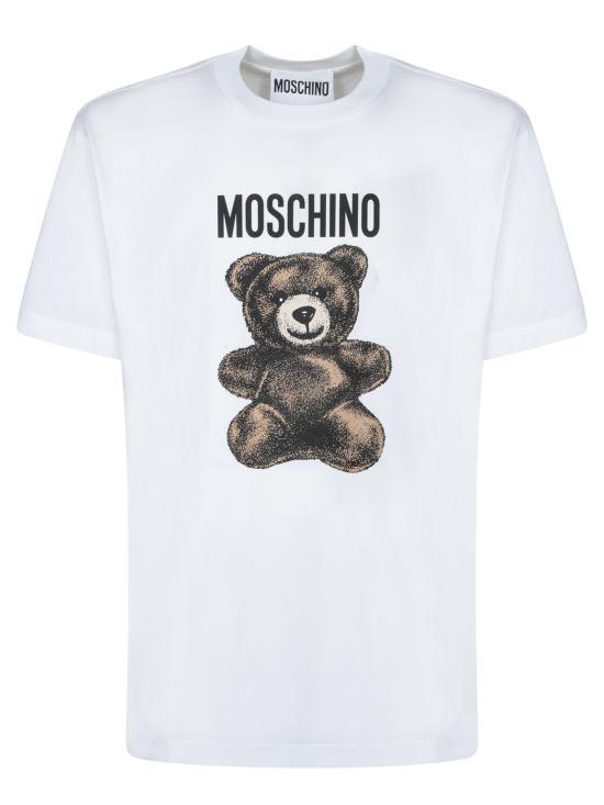 Tシャツ・カットソー MOSCHINO Men T Shirts V0710 0241 1001 White