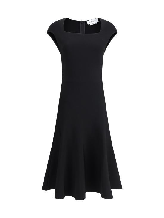 ワンピース ALEXANDER MCQUEEN Women Dresses 829730Q1BDC 1000 BLACK