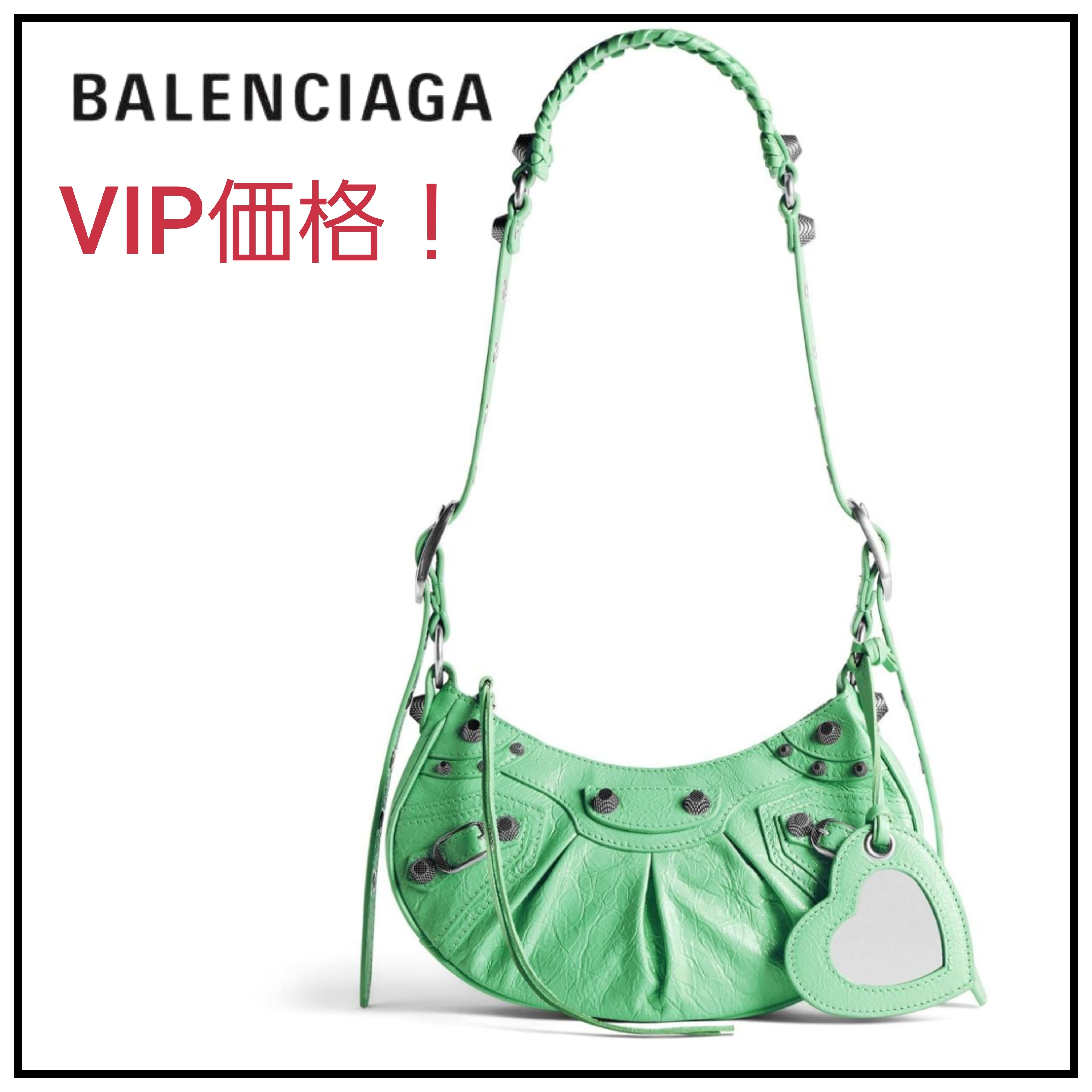 VIP価格！【BALENCIAGA】ル・カゴーレ XS レザーバッグ