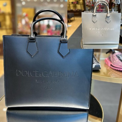Dolce & Gabbana ロゴ レザー トートバッグ