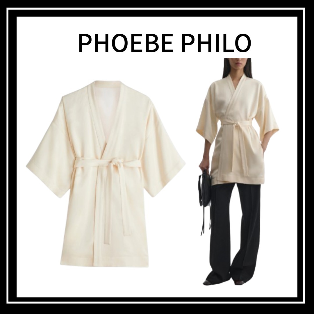 PHOEBE PHILO クロップドローブドレス