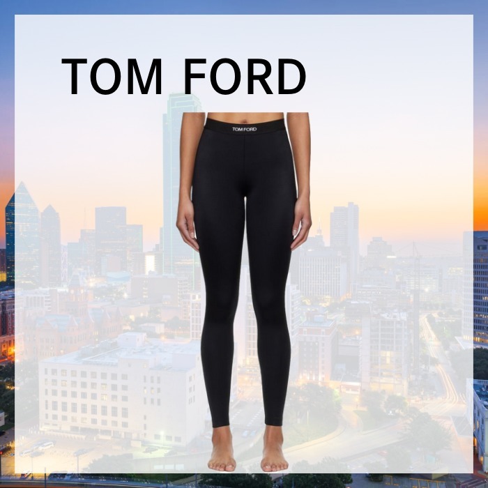 TOM FORD ブラック Lustrous Signature レギンス